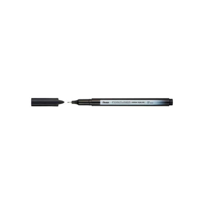 Fineliner Pentel Pointliner S40-A fijn zwart