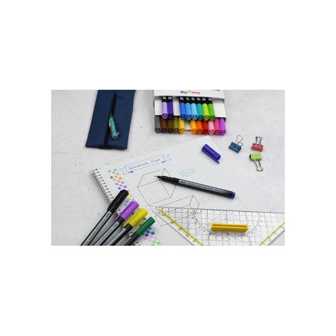 Fineliner Pentel Pointliner S40-A fijn zwart