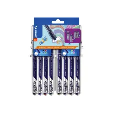 Fineliner Pilot friXion fijn assorti etui à 8 stuks