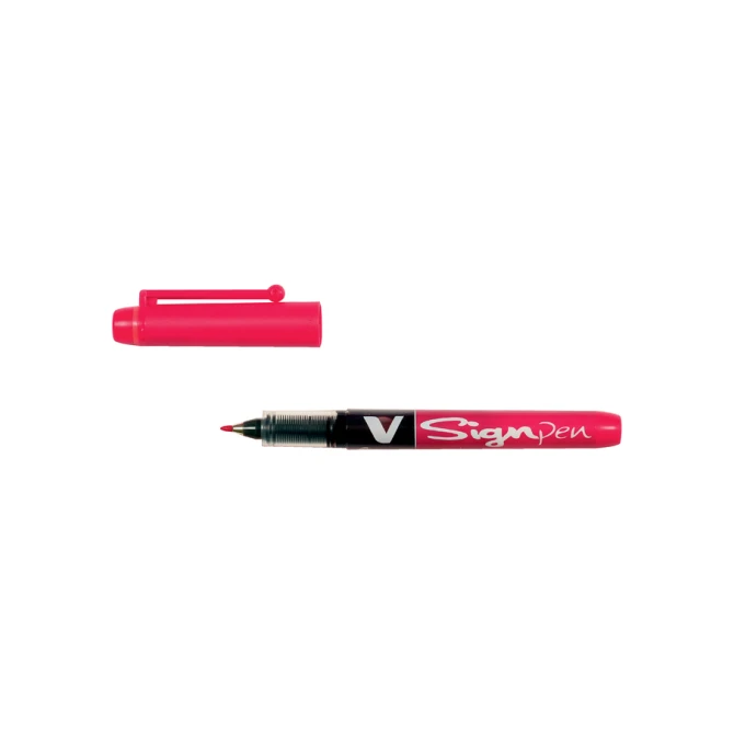 Fineliner PILOT V Signpen fijn rood