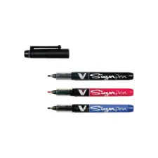 Fineliner PILOT V Signpen fijn zwart