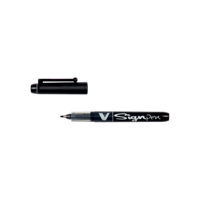 Fineliner PILOT V Signpen fijn zwart