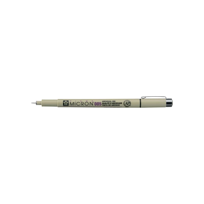 Fineliner Sakura Pigma Micron 005 0.2mm zwart