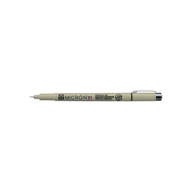Fineliner Sakura Pigma Micron 01 0.25mm zwart