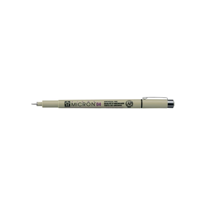 Fineliner Sakura Pigma Micron 04 0.4mm zwart