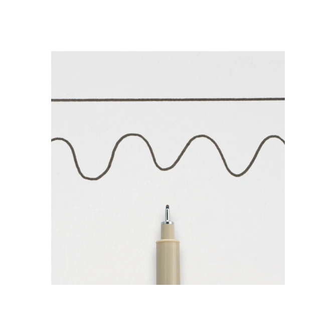 Fineliner Sakura Pigma Micron 08 0.5mm zwart