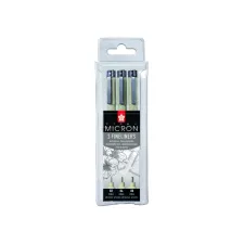 Fineliner Sakura pigma micron blister 3 stuks zwart