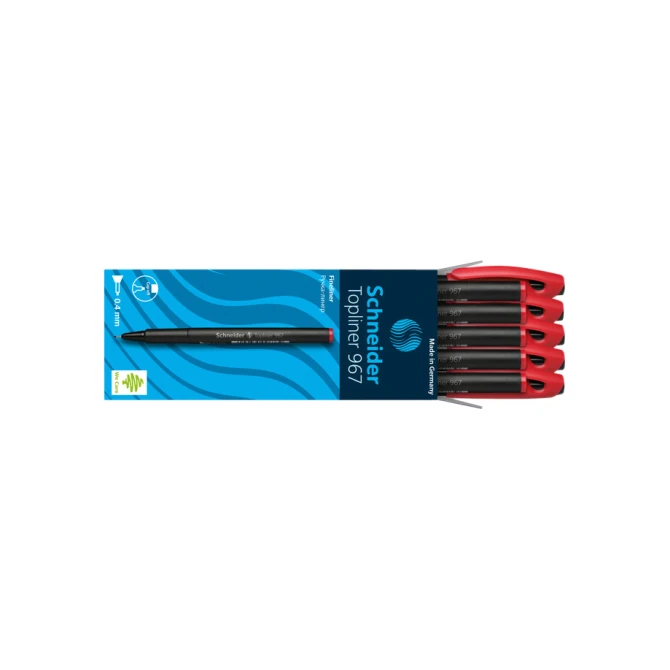 Fineliner Schneider 967 0.4mm rood