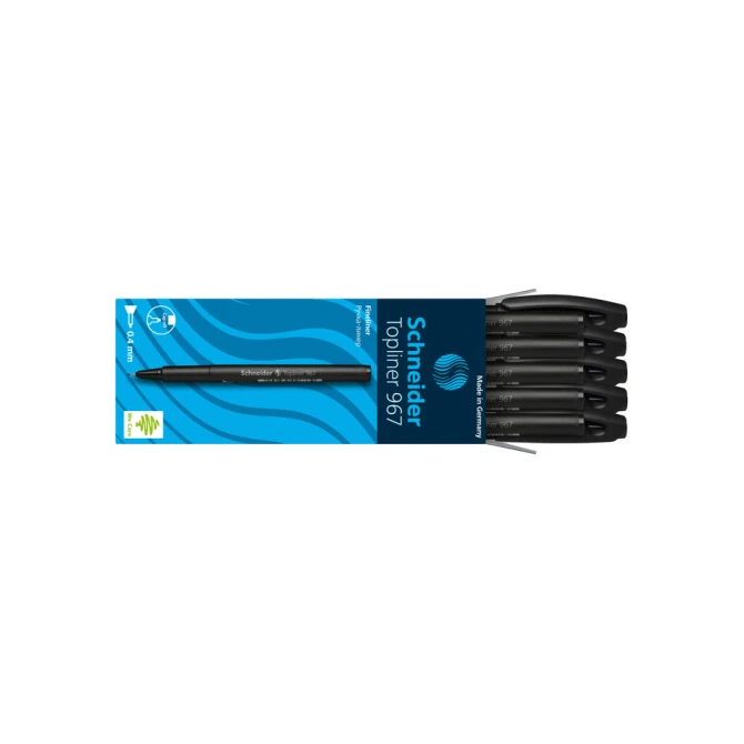 Fineliner Schneider 967 0.4mm zwart