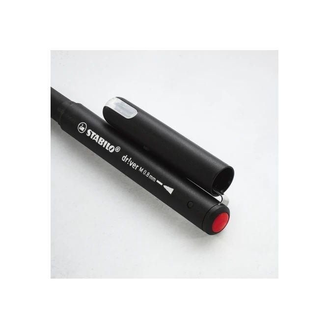 Fineliner STABILO dr!ver medium rood