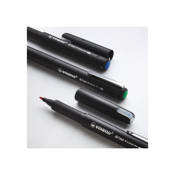 Fineliner STABILO dr!ver medium rood