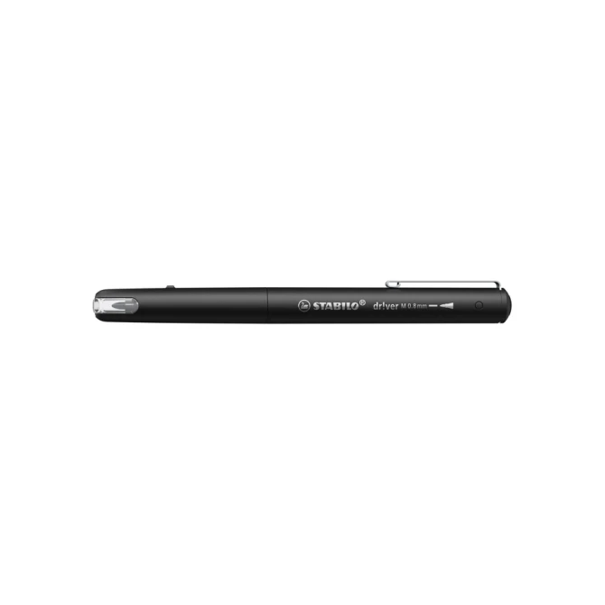 Fineliner STABILO dr!ver medium zwart