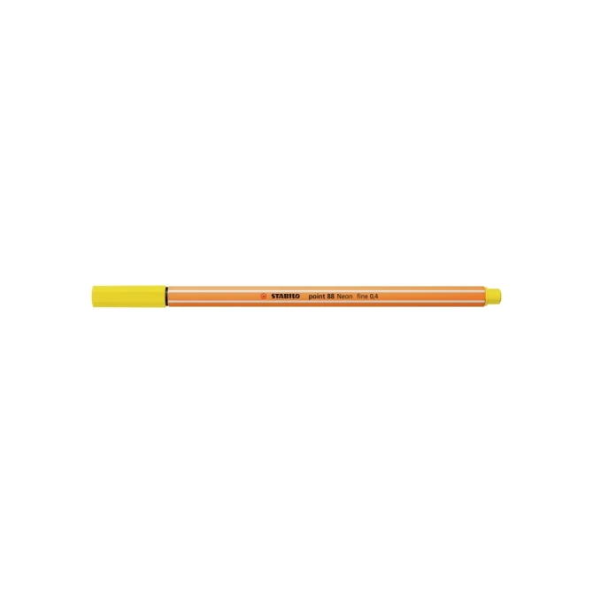 Fineliner STABILO point 88/024 fijn neon geel