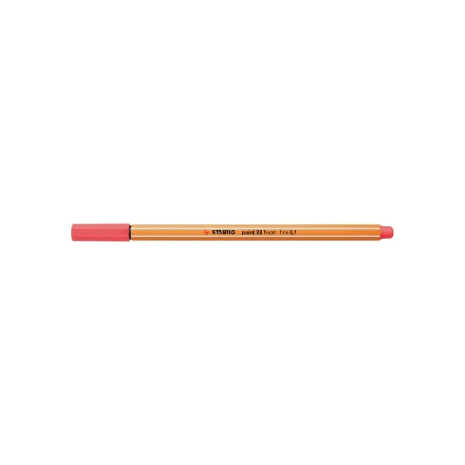 Fineliner STABILO point 88/040 fijn neon rood