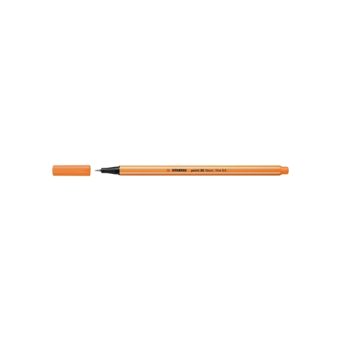Fineliner STABILO point 88/054 fijn neon oranje
