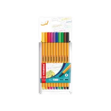Fineliner STABILO point 88/10 fijn assorti 10 stuks Fineliner STABILO point 88/10 fijn assorti 10 stuks