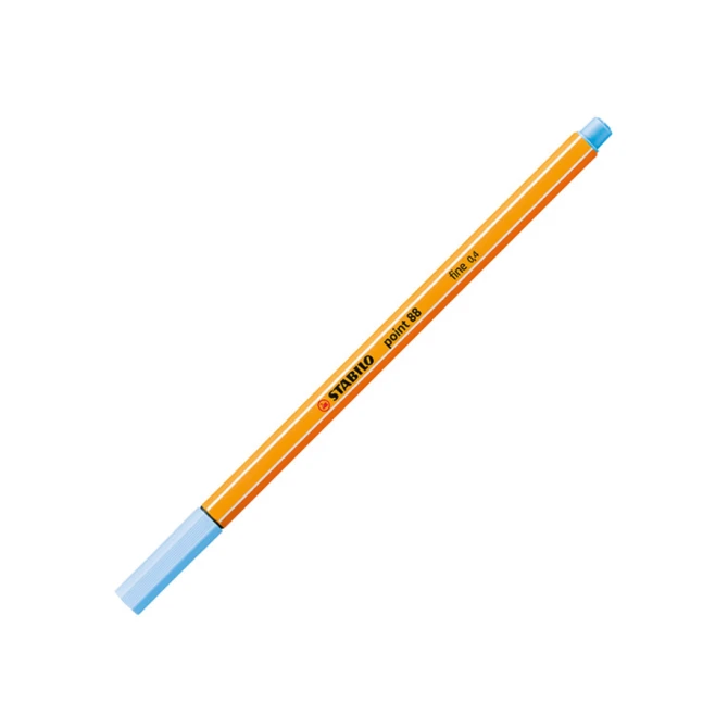 Fineliner STABILO point 88/11 fijn ijsblauw