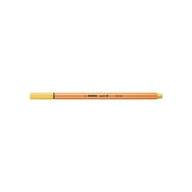 Fineliner STABILO point 88/23 fijn lichtgeel