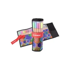 Fineliner STABILO point 88/25 Arty rollerset zwart fijn ass 25st Fineliner STABILO point 88/25 Arty rollerset zwart fijn ass 25st