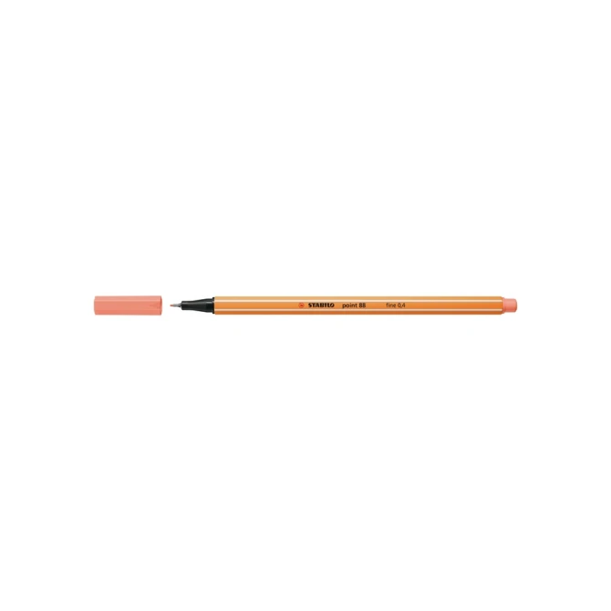 Fineliner STABILO point 88/26 fijn abrikoos