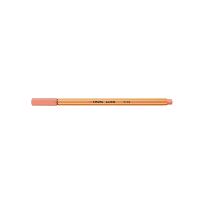 Fineliner STABILO point 88/26 fijn abrikoos