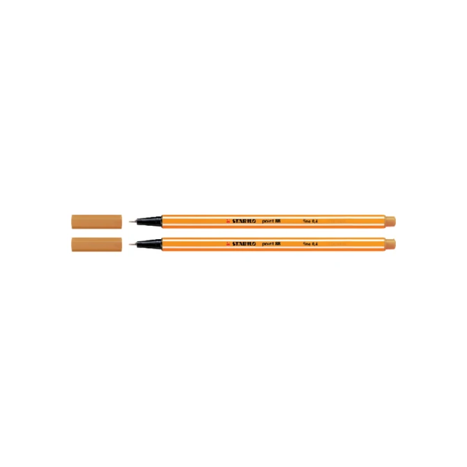 Fineliner STABILO point 88/26 fijn abrikoos