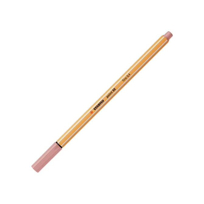 Fineliner STABILO point 88/28 fijn donkerblush