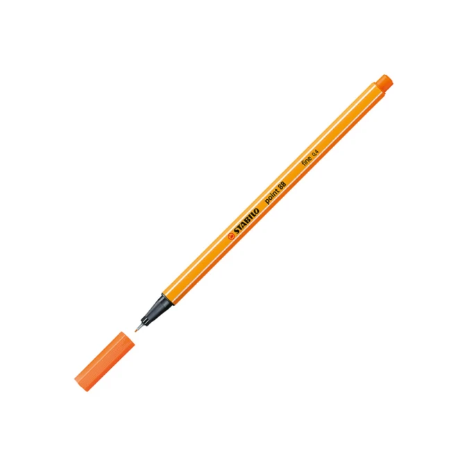 Fineliner STABILO point 88/30 fijn bleek vermiljoen