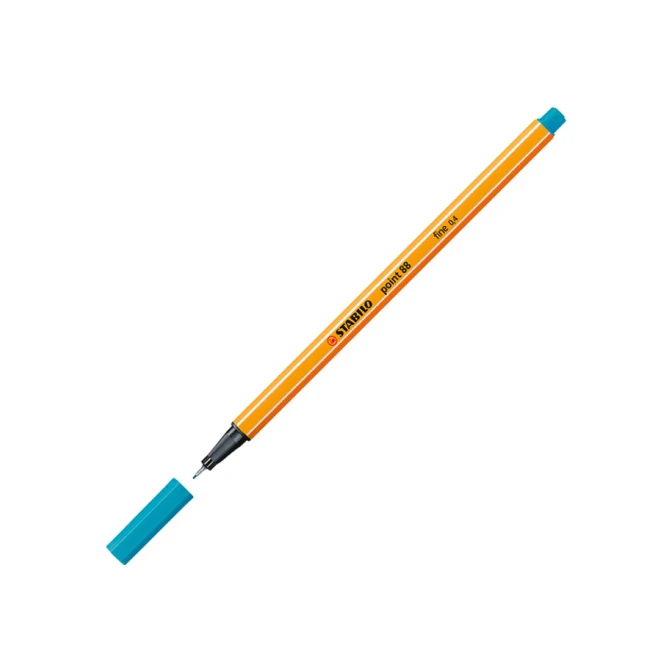 Fineliner STABILO point 88/31 fijn lichtblauw