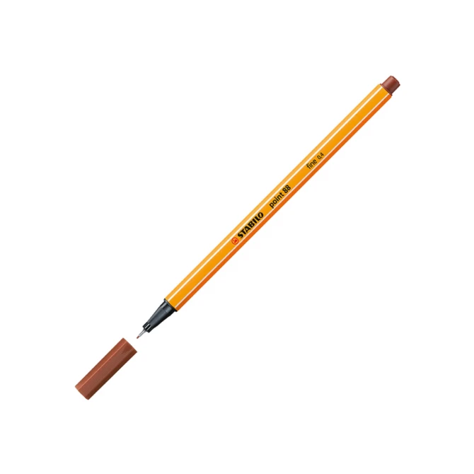 Fineliner STABILO point 88/38 fijn krijtrood