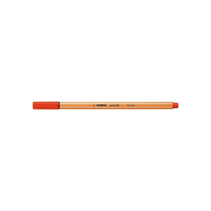 Fineliner STABILO point 88/40 fijn rood