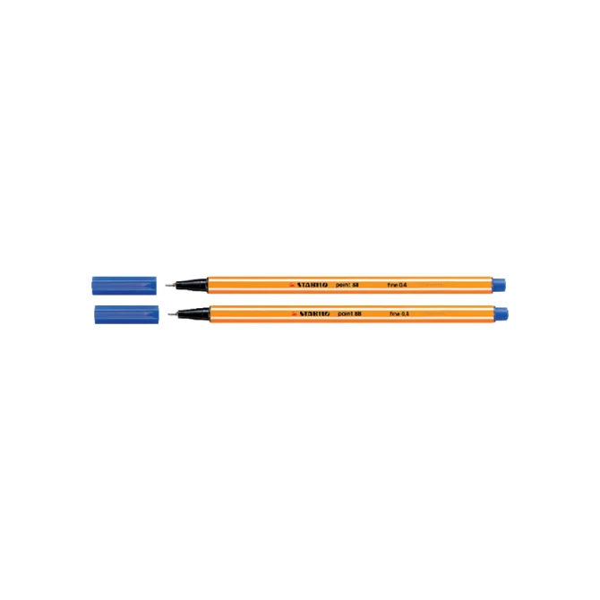 Fineliner STABILO point 88/41 fijn blauw