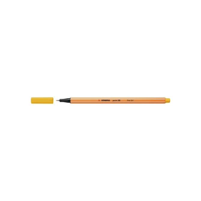 Fineliner STABILO point 88/44 fijn geel
