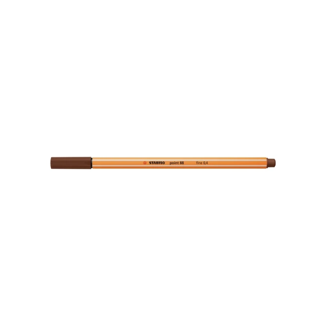 Fineliner STABILO point 88/45 fijn bruin