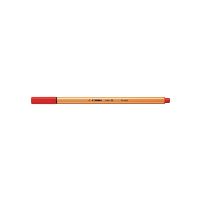 Fineliner STABILO point 88/48 fijn lichtrood