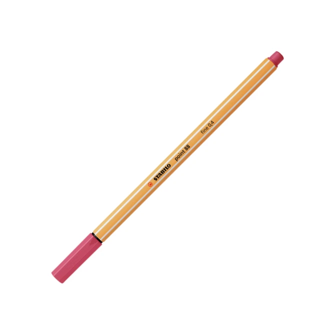 Fineliner STABILO point 88/49 fijn aardbeienrood