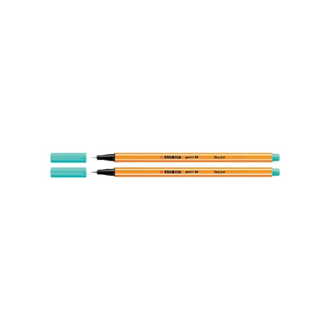 Fineliner STABILO point 88/51 fijn turquoiseblauw