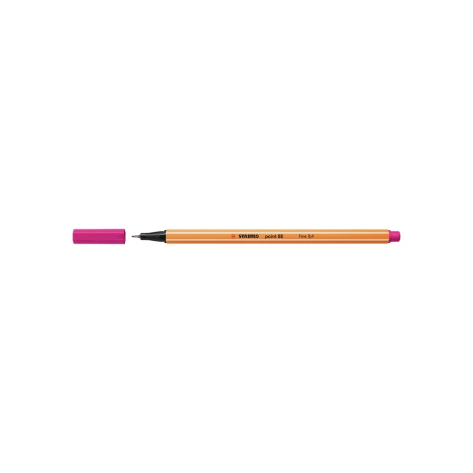 Fineliner STABILO point 88/56 fijn roze rood