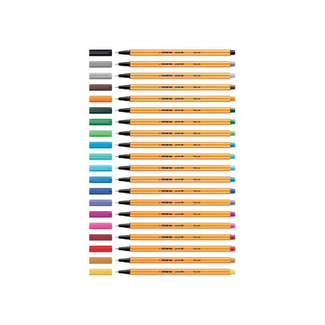 Fineliner STABILO point 88/56 fijn roze rood