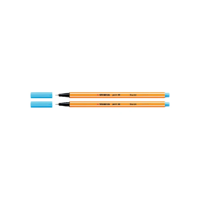 Fineliner STABILO point 88/57 fijn azuurblauw