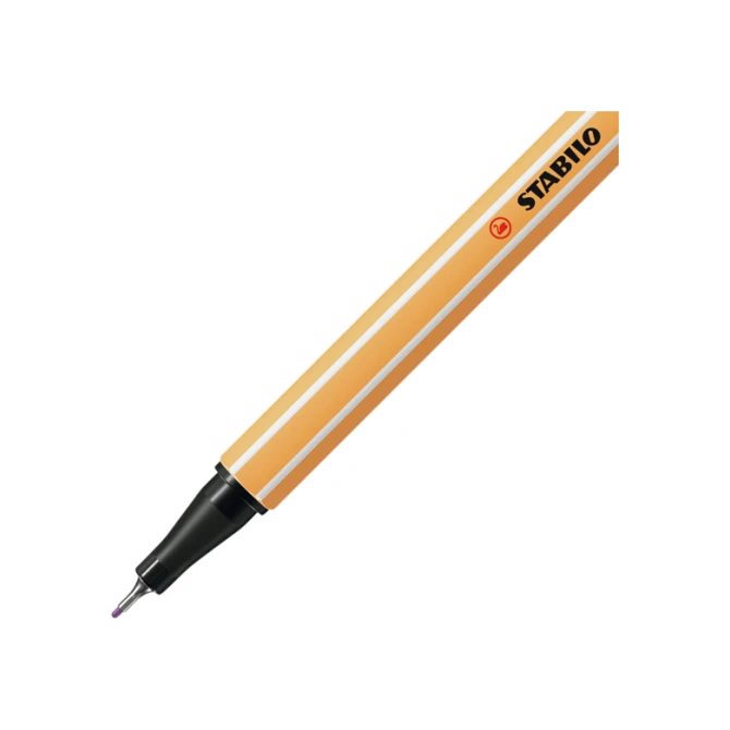 Fineliner STABILO point 88/62 fijn pruimenpaars