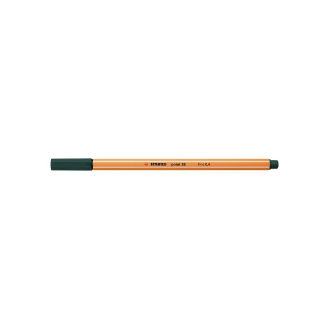 Fineliner STABILO point 88/63 fijn aardegroen