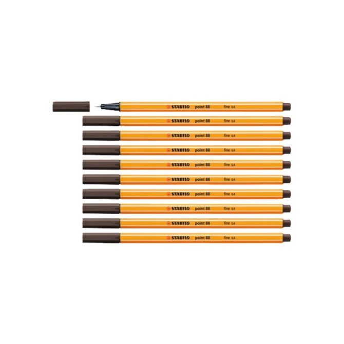 Fineliner STABILO point 88/65 fijn amber