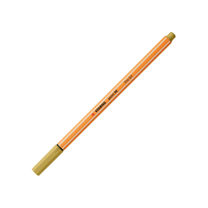 Fineliner STABILO point 88/66 fijn khaki