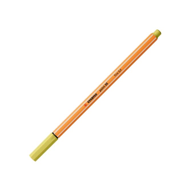 Fineliner STABILO point 88/67 fijn mosterd