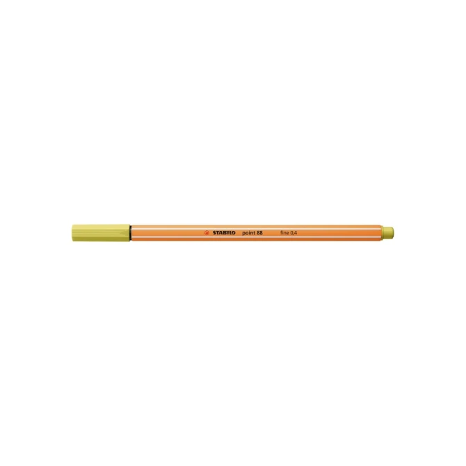 Fineliner STABILO point 88/67 fijn mosterd