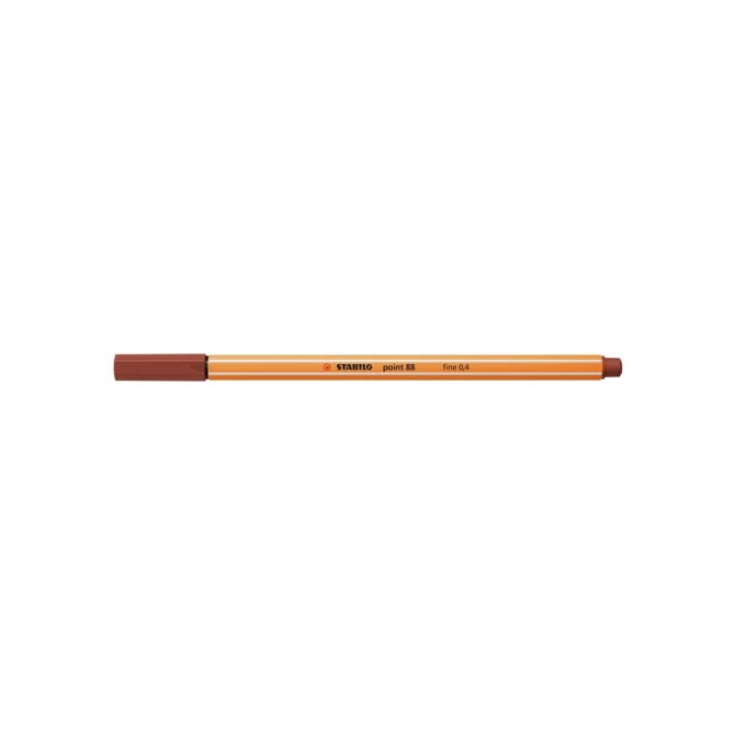 Fineliner STABILO point 88/75 fijn sienna