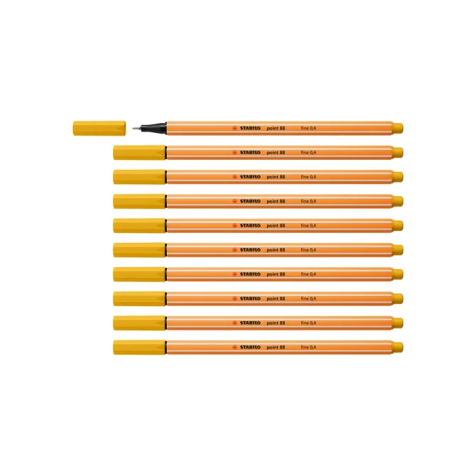 Fineliner STABILO point 88/87 fijn curry