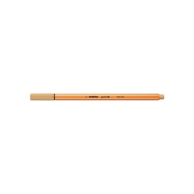 Fineliner STABILO point 88/88 fijn licht oker