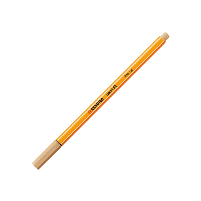 Fineliner STABILO point 88/88 fijn licht oker